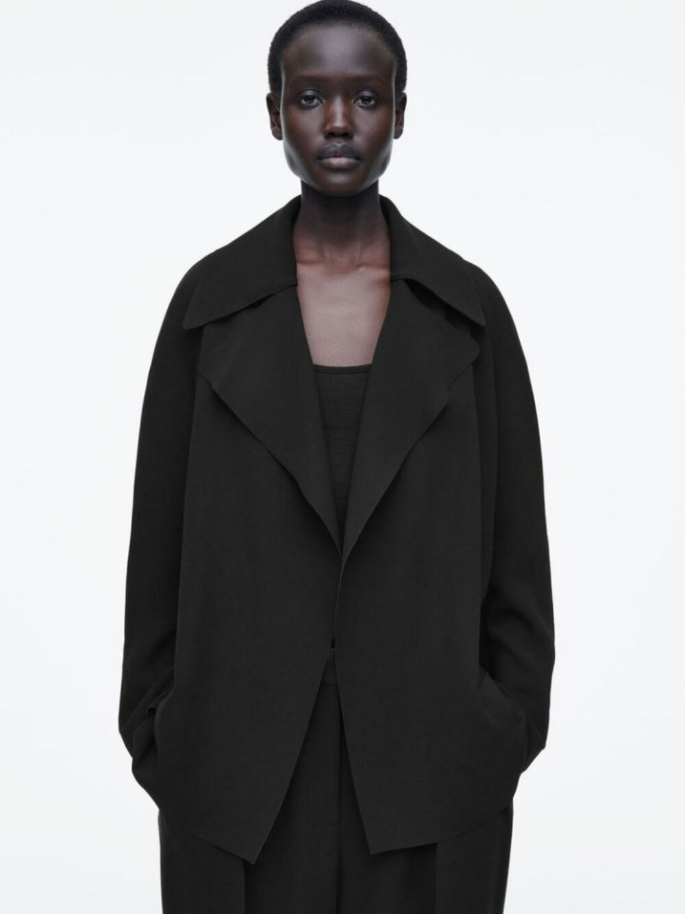 COS Fluid Crepe Blazer.  SZ S - Picture 2 of 5